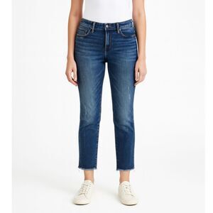 Kut From The Kloth Reese Ankle Straight Leg Jeans 2 Dark Wash Minimalist